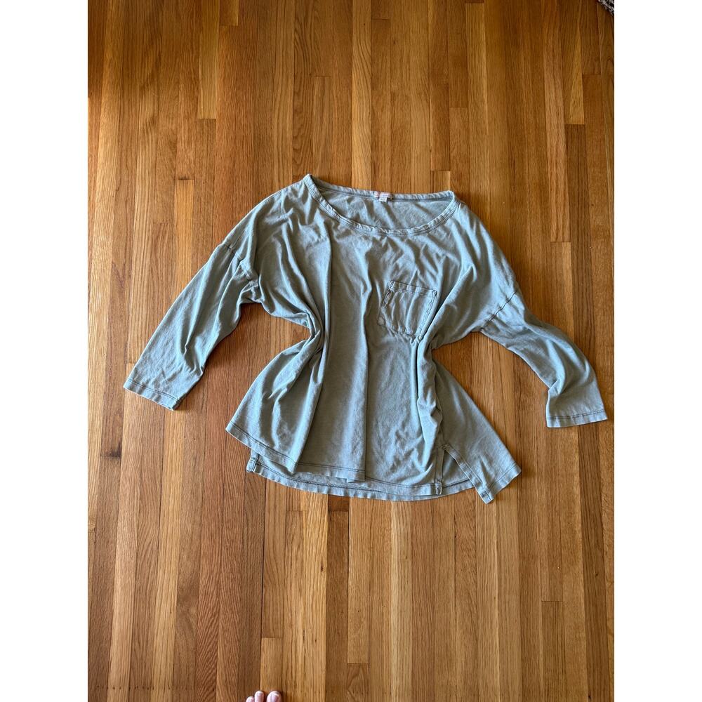 Vintage SUPER soft Gap Pocket tee sage green size L
